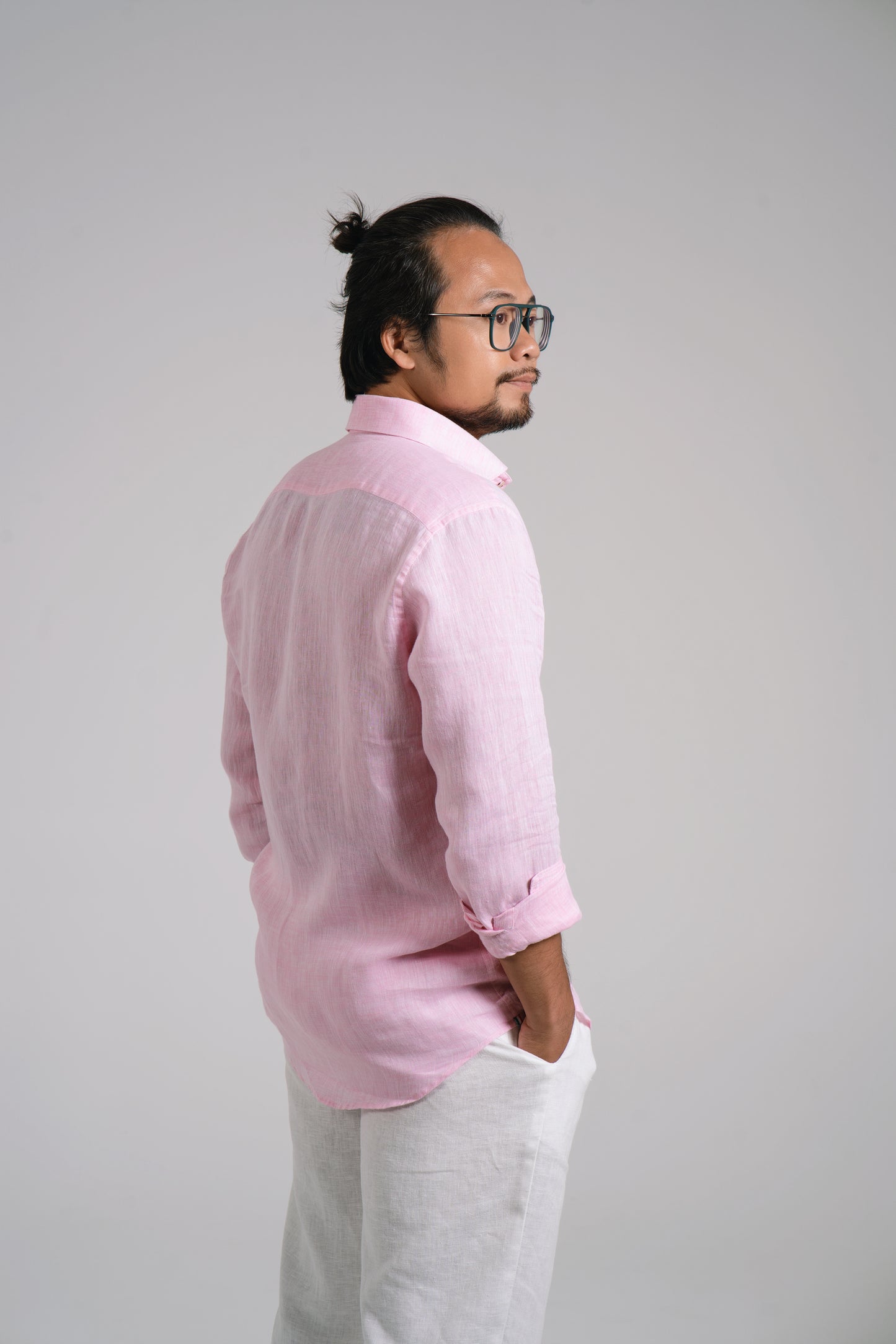 Áo sơ mi vải lanh cho nam