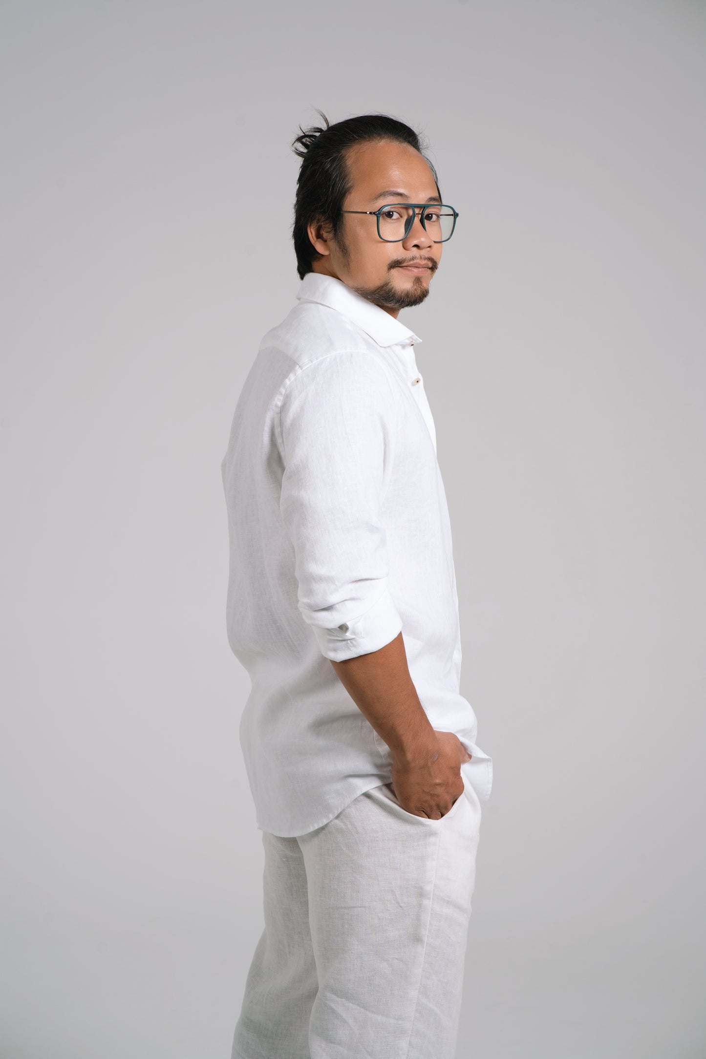 Áo sơ mi vải lanh cho nam