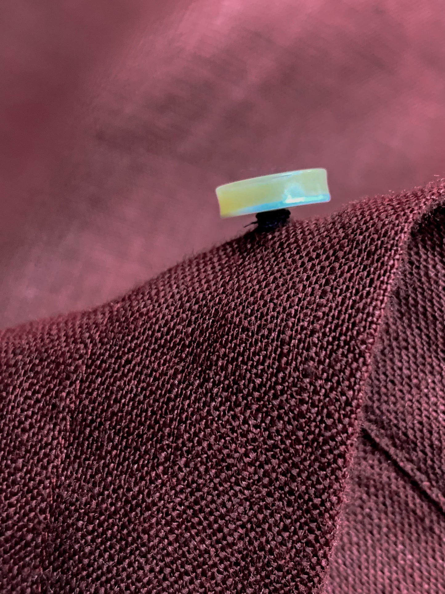 Men Linen Shirt - Burgundy