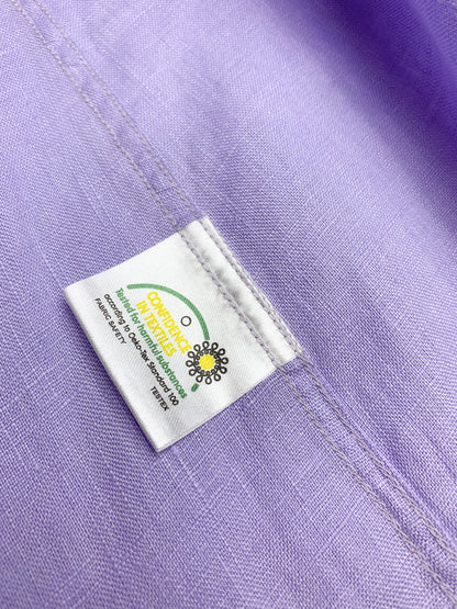 Men Linen Shirt - Purple