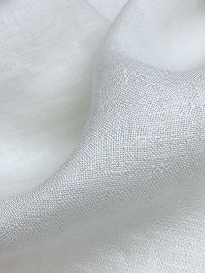 Men Linen Shirt - White