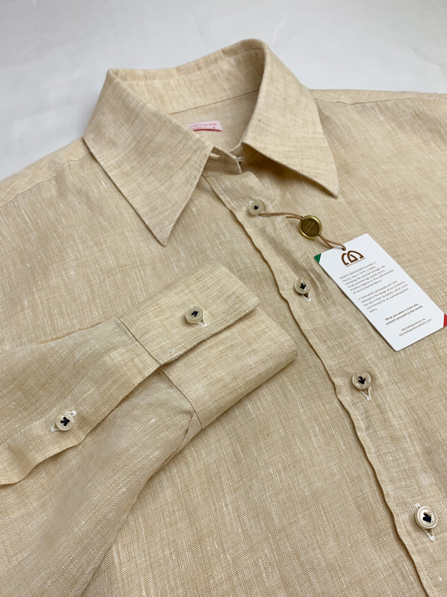 Women Linen Shirt - Beige