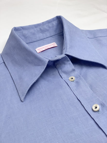 Women Linen Shirt - Sky Blue